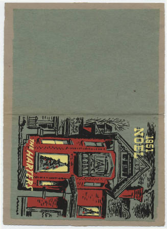 Petersen House Christmas Card - 1951 Noel