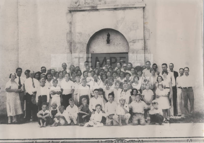 Group Photo on Steps of LDS Recreation Hall