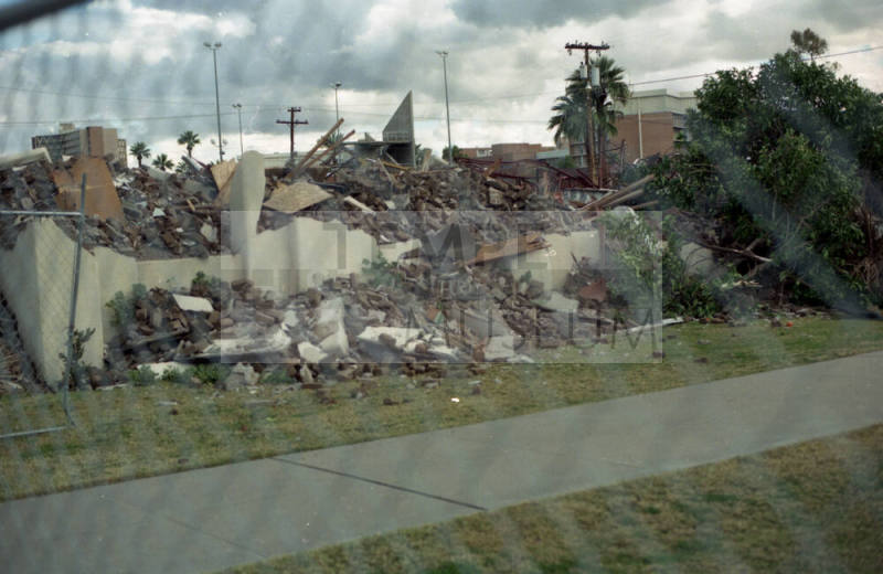 Demolition of LDS 1st Ward at 6th Street and College Avenue