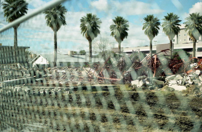Demolition of LDS 1st Ward at 6th Street and College Avenue