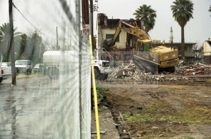 Demolition of LDS 1st Ward at 6th Street and College Avenue