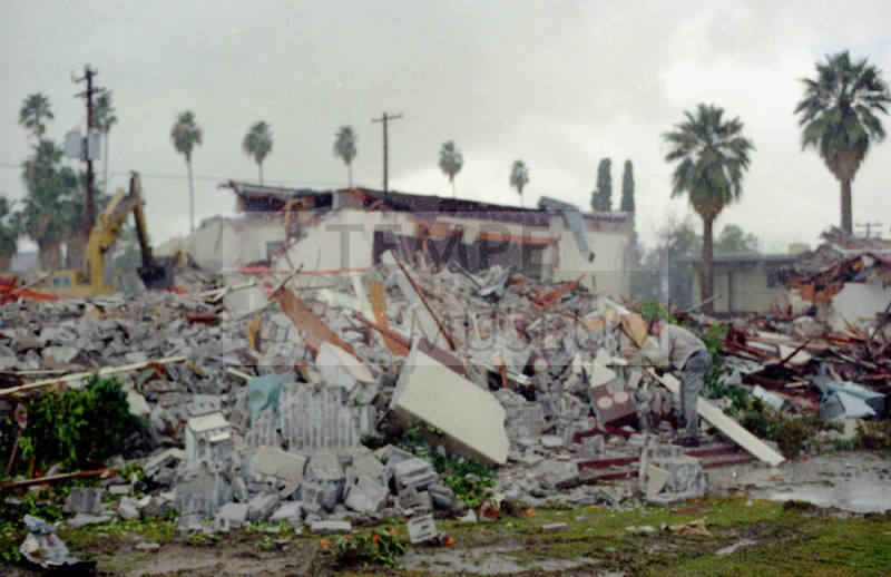 Demolition of LDS 1st Ward at 6th Street and College Avenue