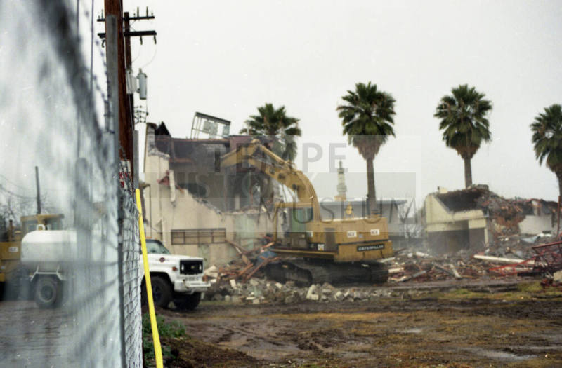 Demolition of LDS 1st Ward at 6th Street and College Avenue