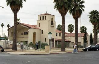 Demolition of LDS 1st Ward at 6th Street and College Avenue