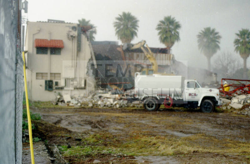 Demolition of LDS 1st Ward at 6th Street and College Avenue