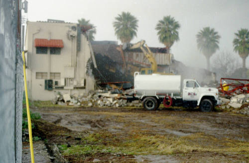 Demolition of LDS 1st Ward at 6th Street and College Avenue