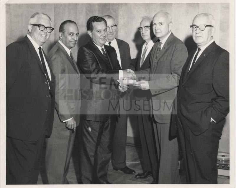 Group presentation of check