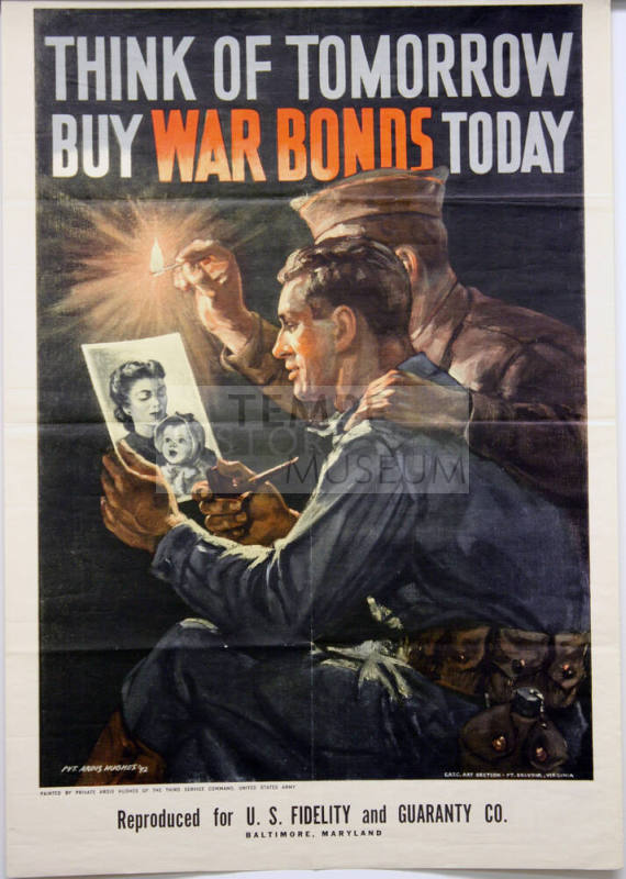 Poster-Think of Tomorrow, Buy War Bonds Today