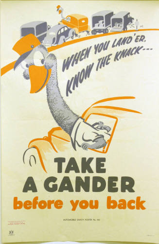 Safety Poster-  Take a Gander