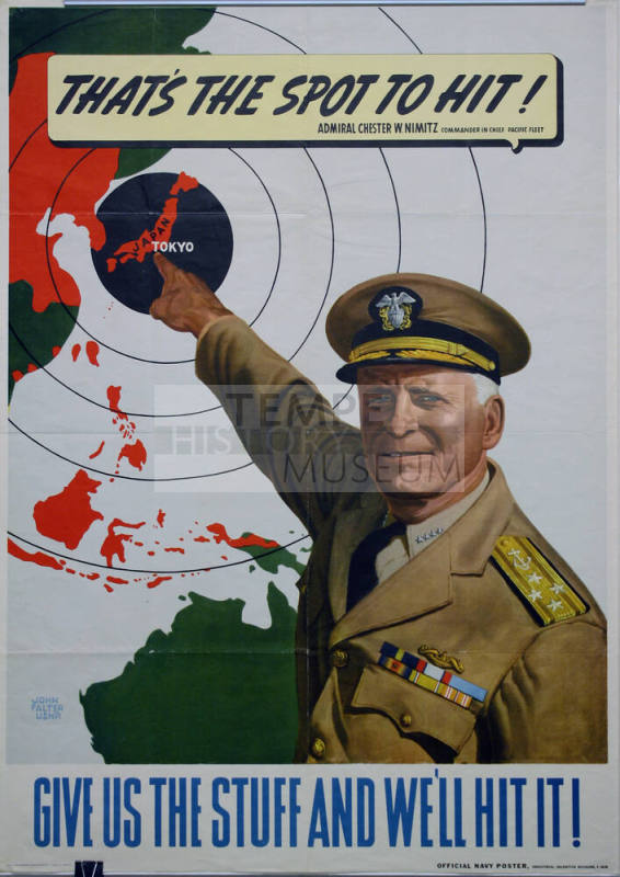 WW II Poster- "That's the Spot to Hit!"