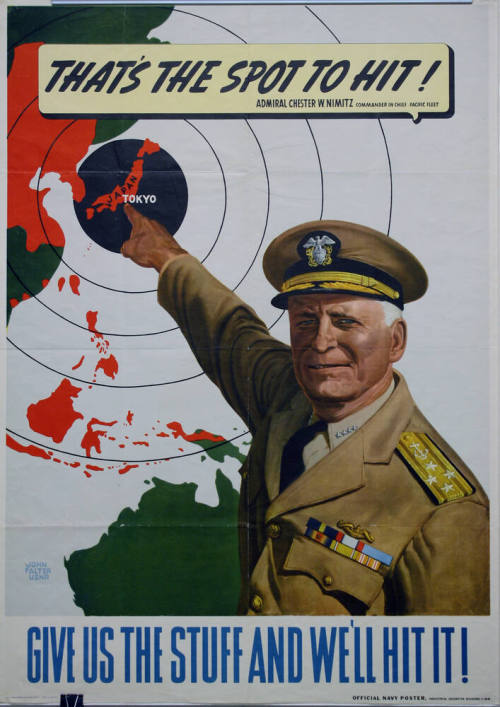 WW II Poster- "That's the Spot to Hit!"