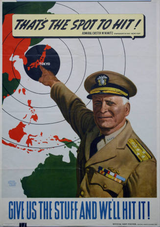 WW II Poster- "That's the Spot to Hit!"