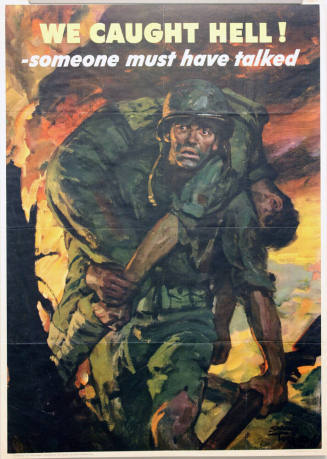 WW II Poster- We Caught Hell!