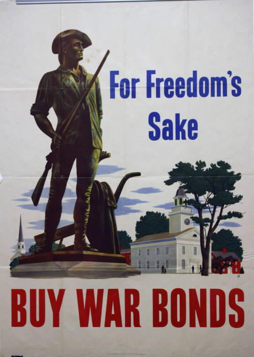 WW II Poster- For Freedom's Sake, Buy War Bonds