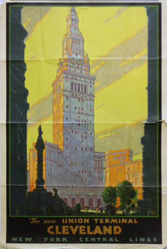 Travel Poster- The New Union Terminal Cleveland
