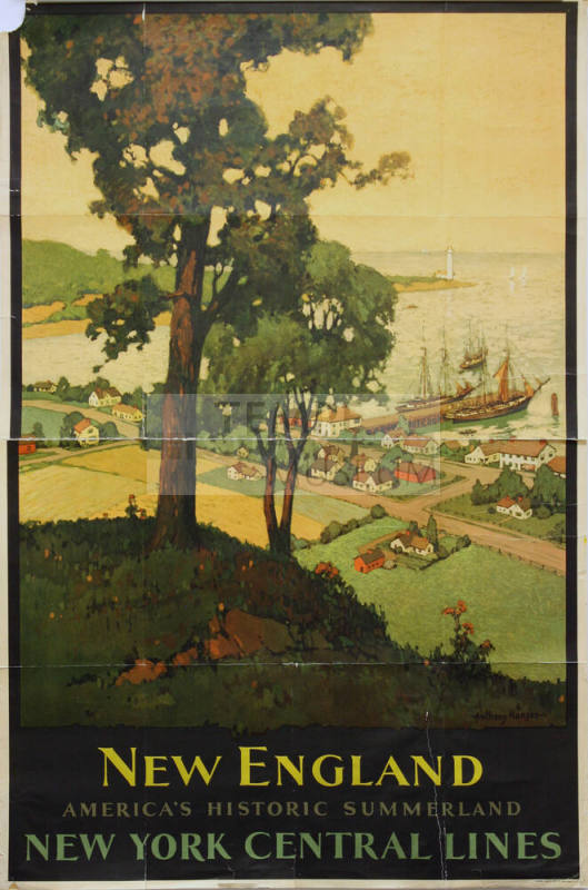 Travel Poster- New England America's Historic Summerland