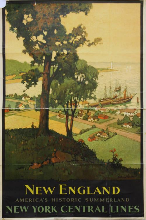 Travel Poster- New England America's Historic Summerland