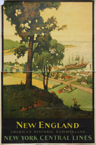 Travel Poster- New England America's Historic Summerland