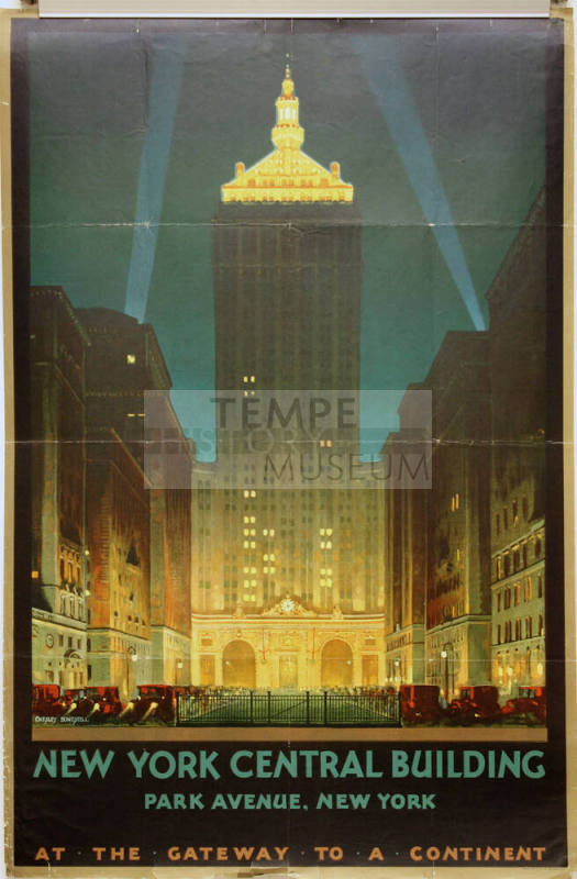 Travel Poster- New York Central Builing, New York