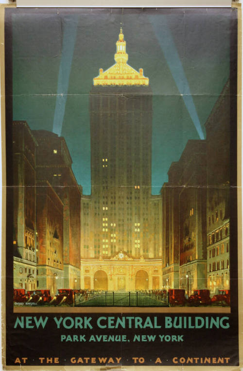 Travel Poster- New York Central Builing, New York