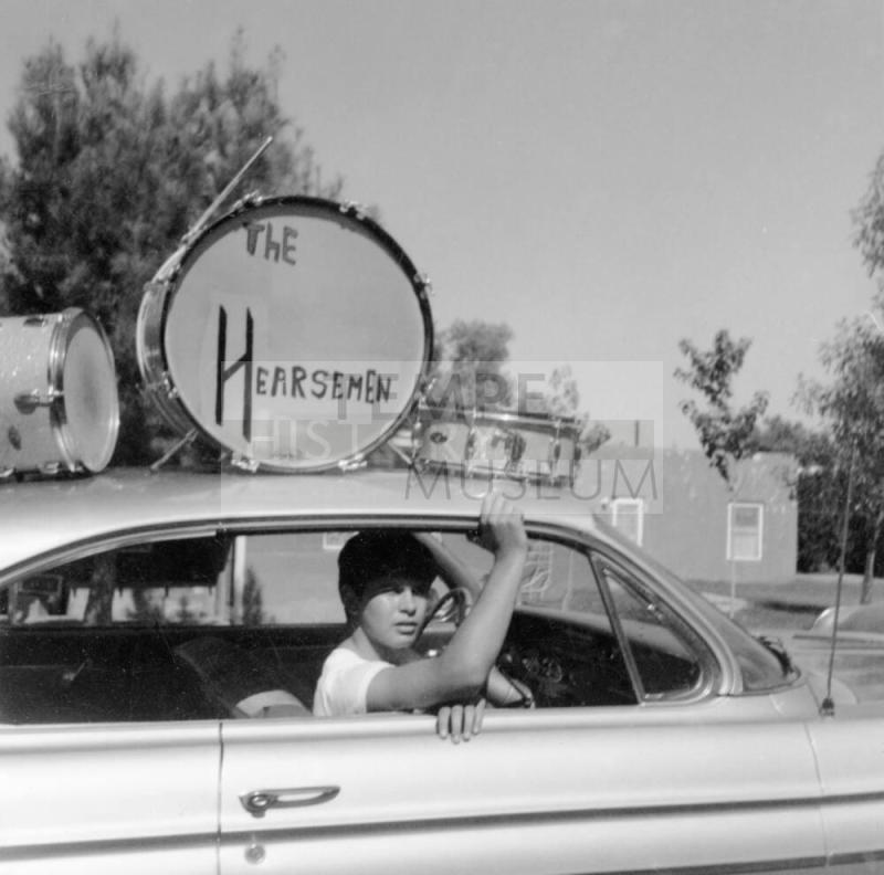 Harold Aceves in Car