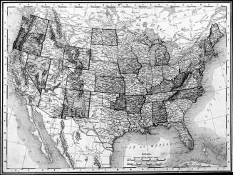 Map of the United States of America