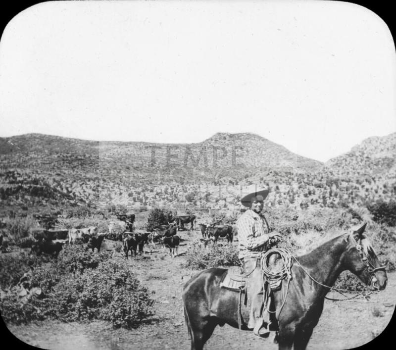 C.P.Mullen on Cattle Ranch, Arizona
