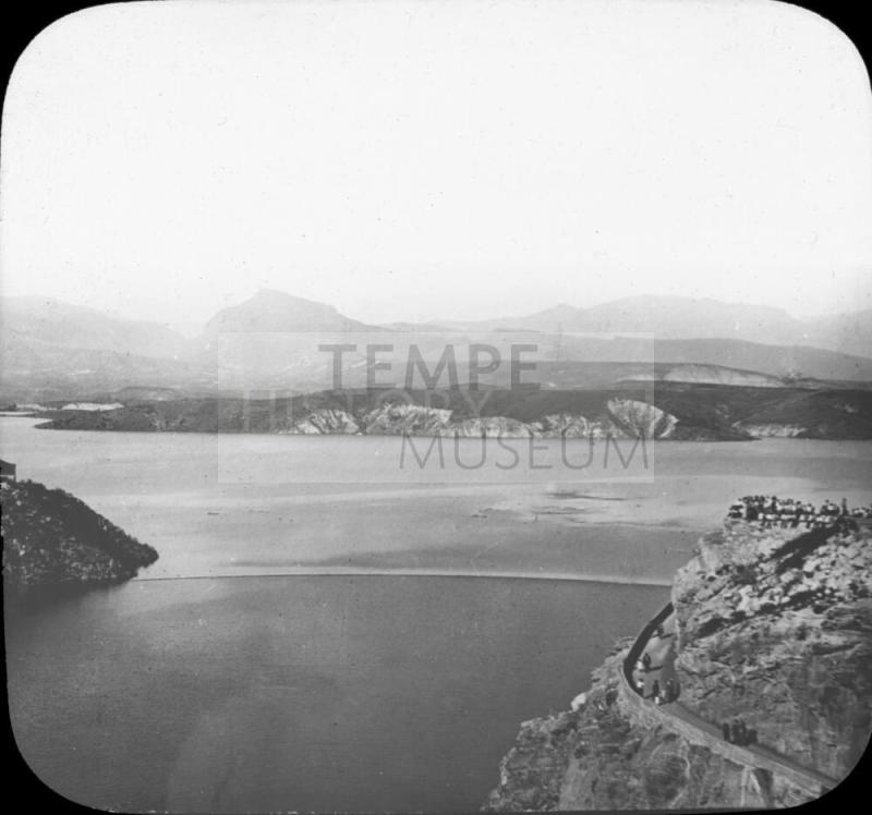 View of Roosevelt Lake from dam vicinity, Arizona