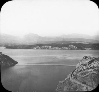 View of Roosevelt Lake from dam vicinity, Arizona