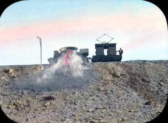 Dumping slag from smelter, Arizona