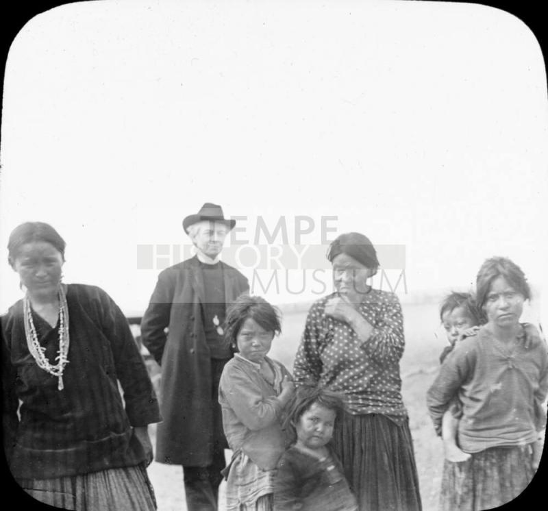 Bishop Hamilton and Navajo Indians, Arizona