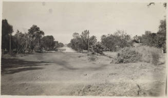View from 5th Street and College Looking West