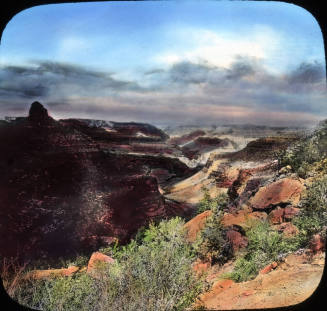 Battleship from Bright Angel Trail, Grand Canyon, Arizona