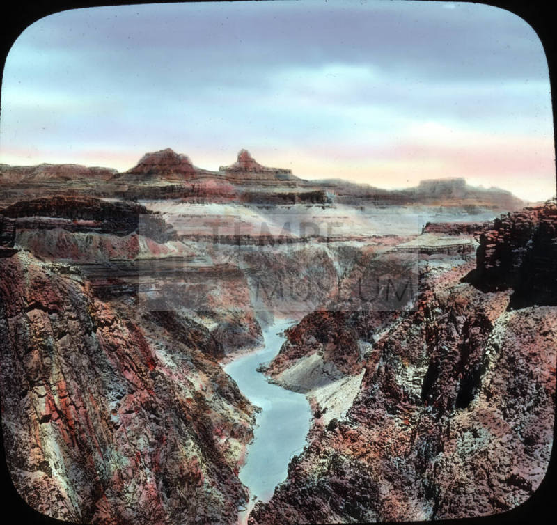View of Colorado River from Angel Plateau, Grand Canyon, Arizona