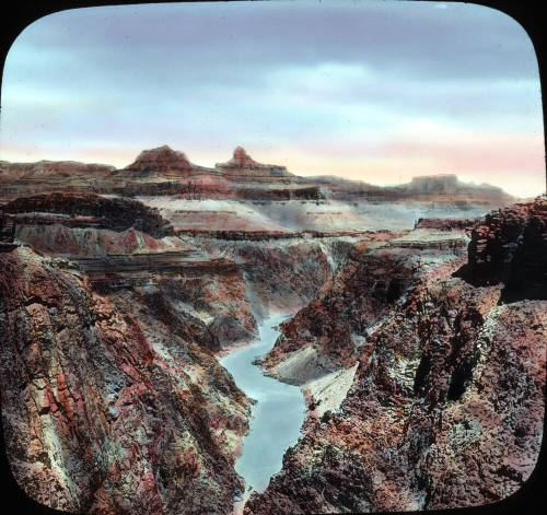 View of Colorado River from Angel Plateau, Grand Canyon, Arizona