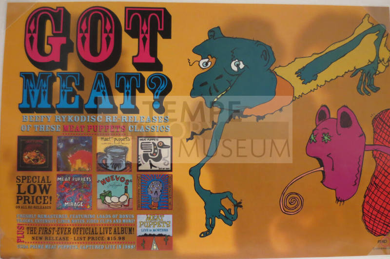 Meat Puppets "Got Meat?" Reissue Promotional Poster