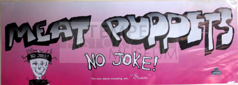 Meat Puppets Double-sided "No Joke" Promotional Poster