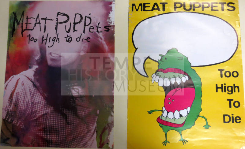 Meat Puppets "Too High to Die" Double-sided Promotional Poster