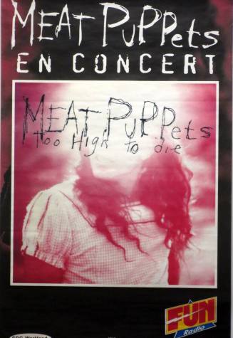 Meat Puppets Fall 1994 Tour Poster in French