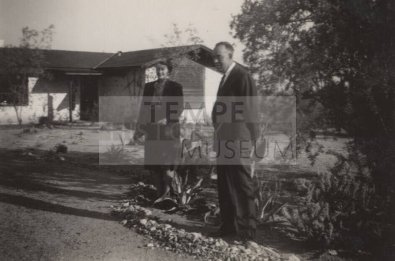 Florence and George Gibson at home in the Campo Alegre subdivision.