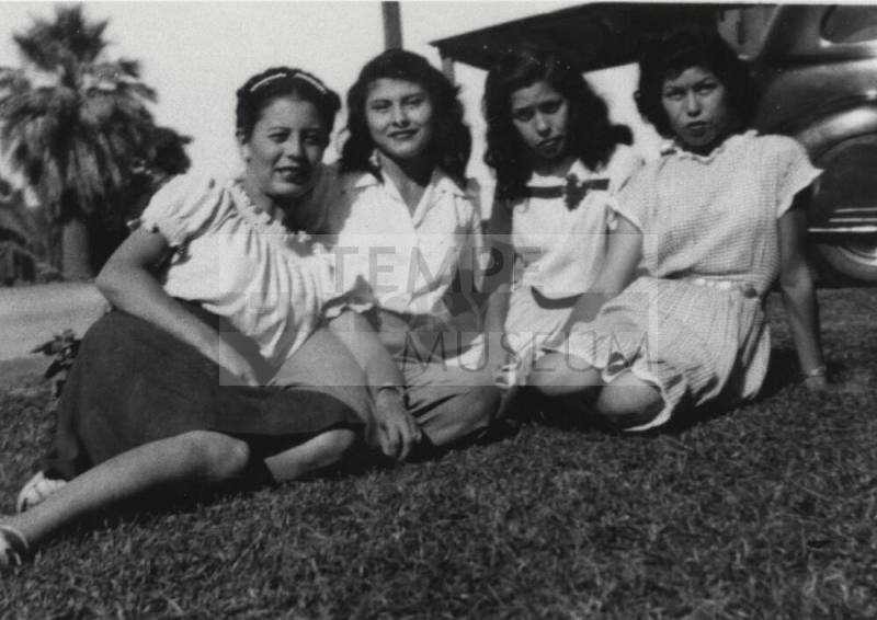 Betty and Josie Chavarria, Marge and Chale Perea
