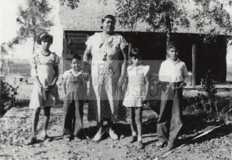 Photograph of Mary, Chury, Maria, Margie, and Chale Perea
