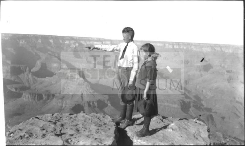 Charles Harold and Dorothy at the Grand Canyon