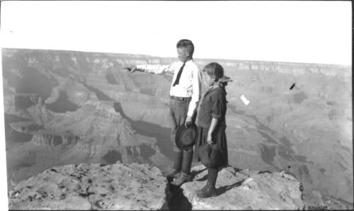 Charles Harold and Dorothy at the Grand Canyon