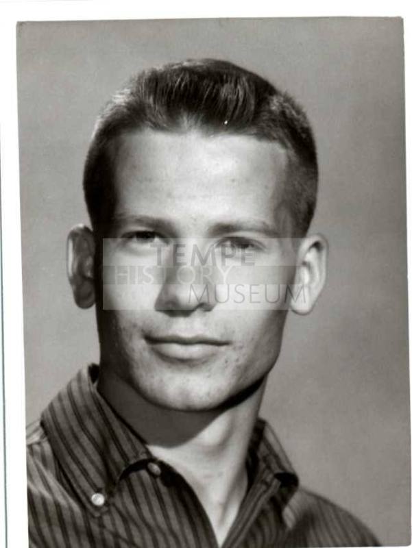 Wallet size black and white photos of Robert Royse taken in 1957.  This is the same as 2008.75.45.