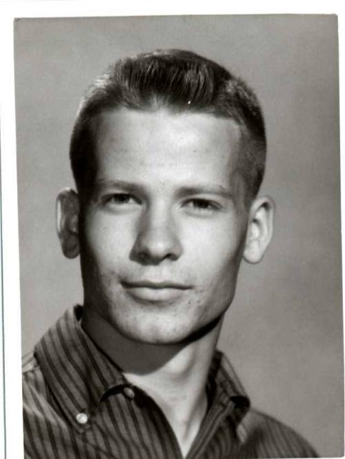 Wallet size black and white photos of Robert Royse taken in 1957.  This is the same as 2008.75.45.