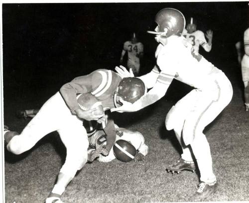Photograph of Robert Royse Playing Football
