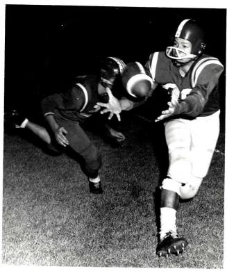 Photograph of Robert Royse Catching a Football