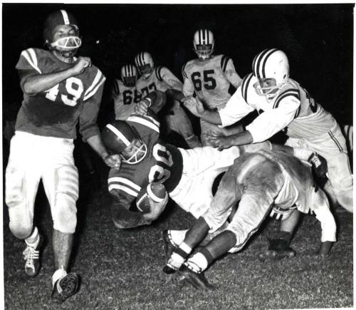 Action Photo of Robert Royse During Football Game