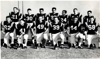 1958 Tempe Union High School Football Team Photograph
